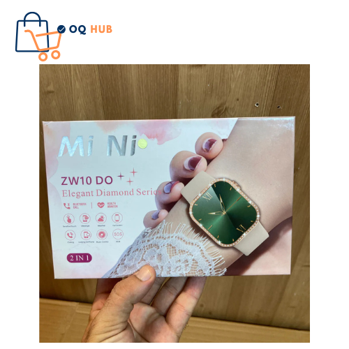Ladies 2 in 1 Smartwatch ZW10 – Elegant Diamond Series - Image 4